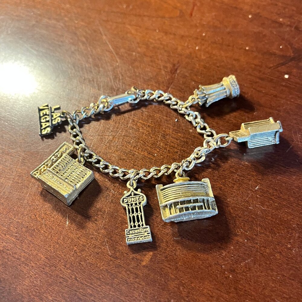 Vintage 1960's HI-CO Las Vegas Charm Bracelet